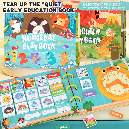 Educational games quiet book 