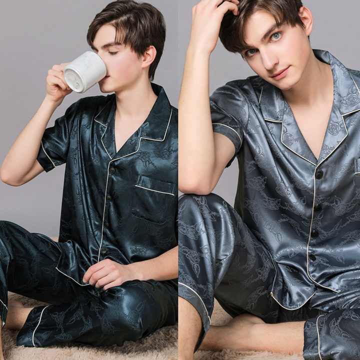 New Custom Button Down Pajama Homewear 