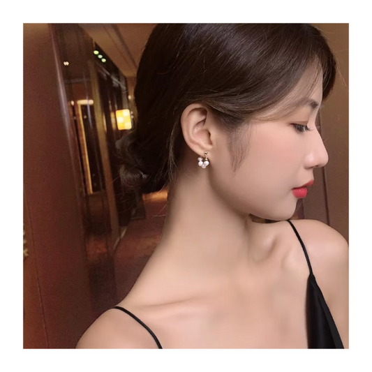 Freshwater Pearl Earrings -أقراط كورية