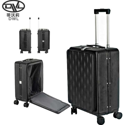 حقيبة سفر مصنوعة من مادة الكمبيوتر الشخصي مع عجلات