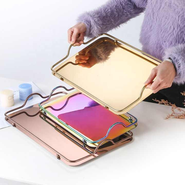2 Pieces Stainless Steel Dried Fruit Trays Luxury Dee 