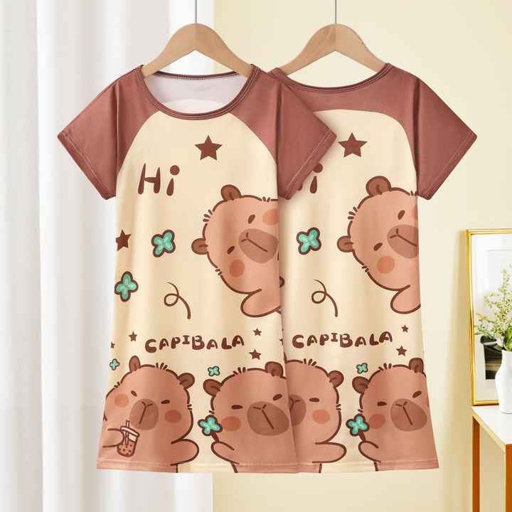 Girls Pajamas Beautiful Princess Dress Kids Wholesale-Girls Skirt with Strap 