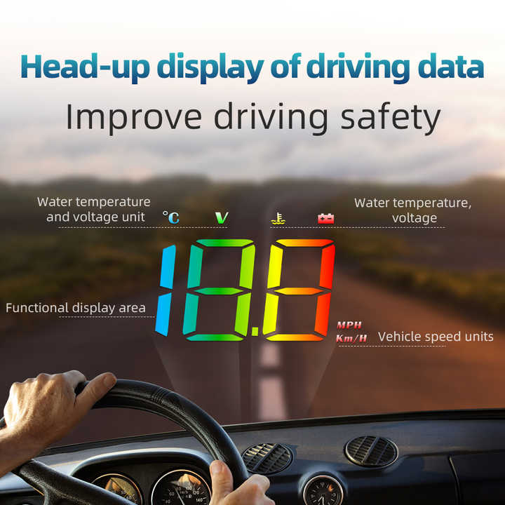 M4 Auto hud obd2 عرض رأس سرعة الزجاج . M4 Auto HUD OBD2 Head Up Display Car Windshield