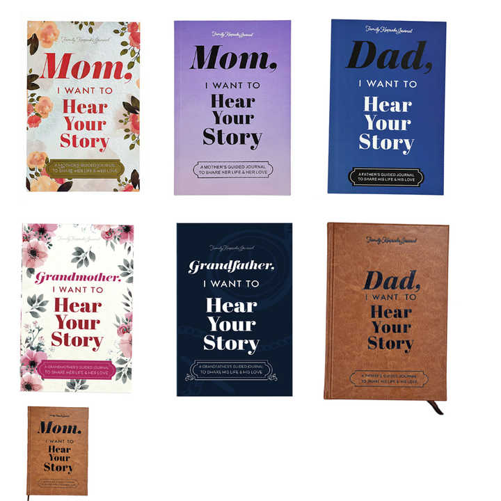 2024 New Fashion High Definition Printing Notebook Dad I Want to Hear Your Story Heirloom Edition 