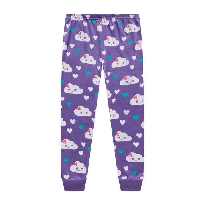 Girls' long-sleeved nightgowns 