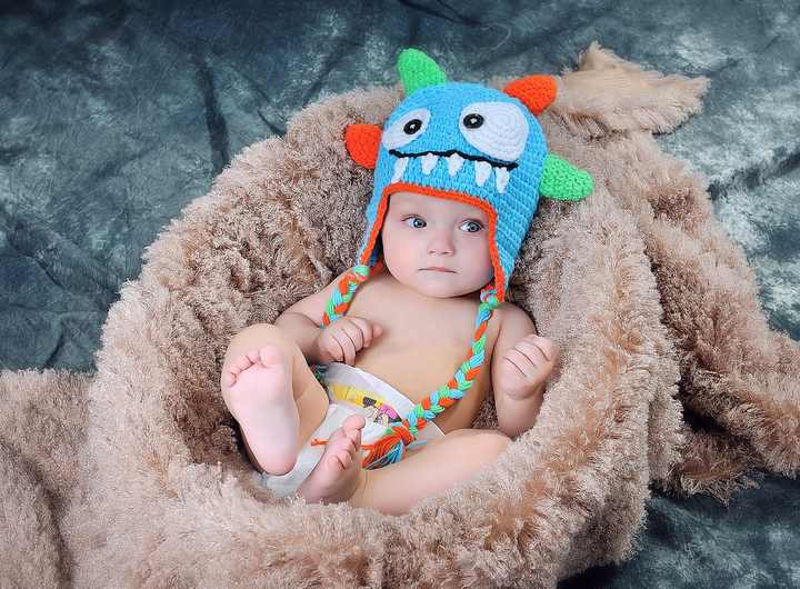 Handmade baby hats for kids 