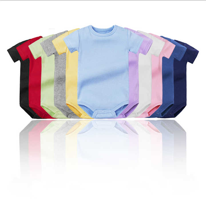 ملابس أطفال جملة بأكمام قصيرة من القطن بنسبة . Wholesale 100% Cotton Short Sleeve