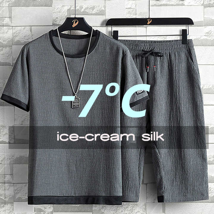 Men's Breathable T-Shirt Pants 