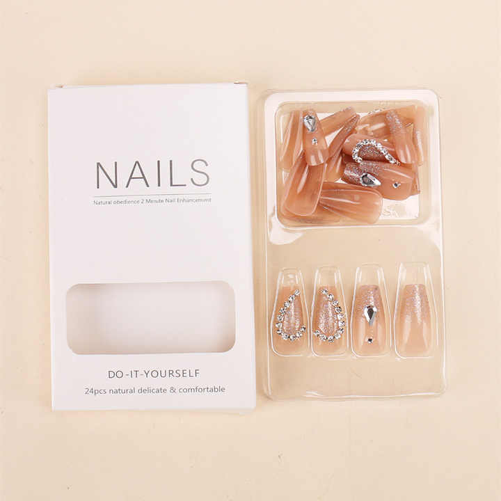 New Fashion Christmas Acrylic Press-On Nails 
