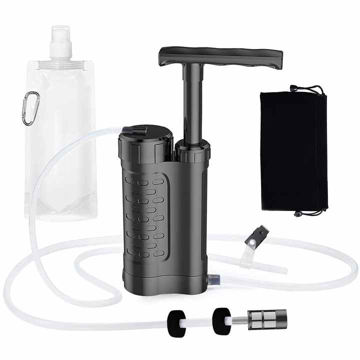 Camping Water Purifier, Emergency Survival Water Filter 