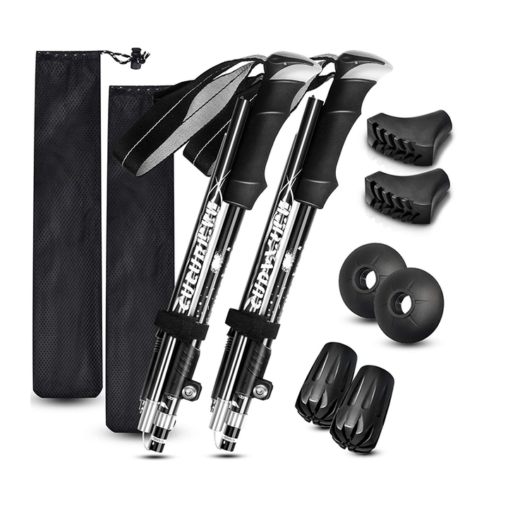 Lightweight folding walking sticks with foldable design. 
