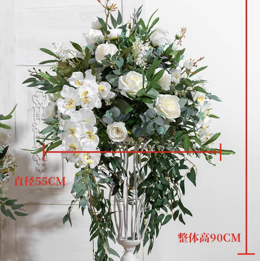 -قطع مركزية زهور صناعيه