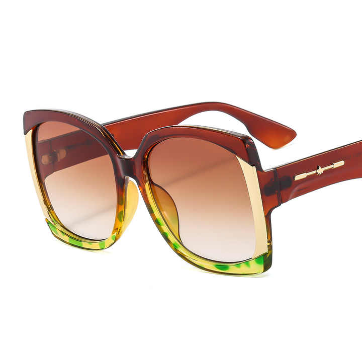 QSKY Luxury Classic Women's Sunglasses Big Square Frame Classic Women's Shades UV400 Protection for Women 