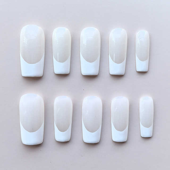 Creative Minimalist Fully Covered Handmade Nail Art 