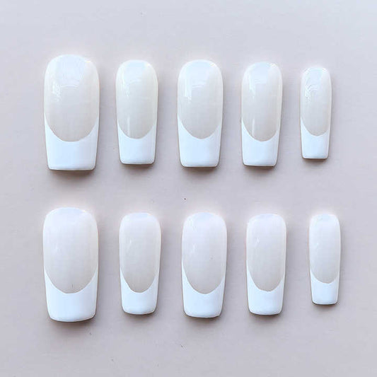 Creative Minimalist Fully Covered Handmade Nail Art 