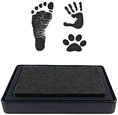 Baby Handprint Ink Pads, Safe Non-Toxic Ink Pads for Newborn Baby Showers and Keepsake Paw Prints 