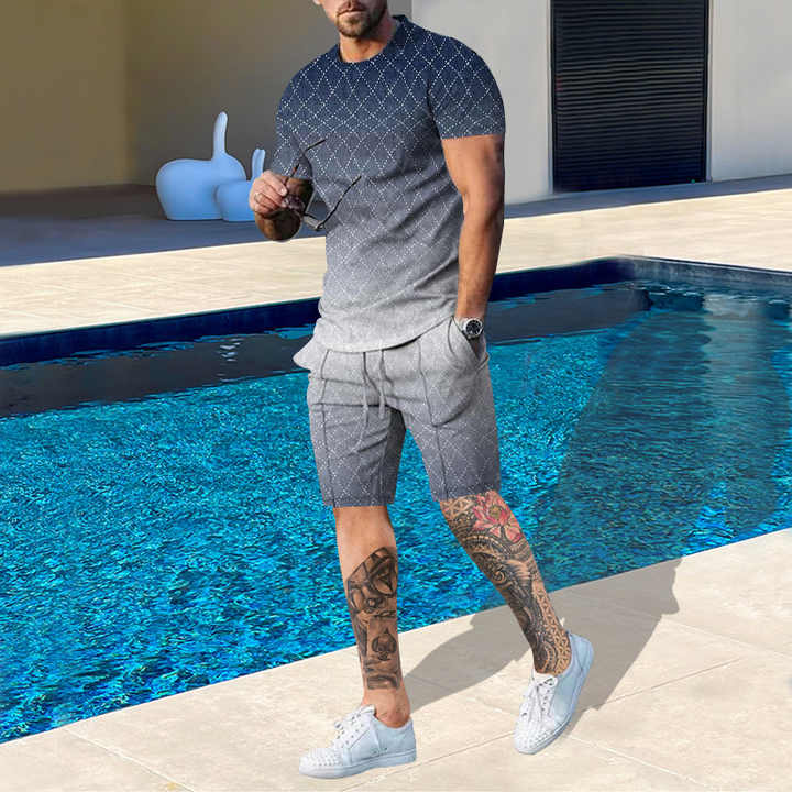 Men's 2-Piece T-Shirt Set 