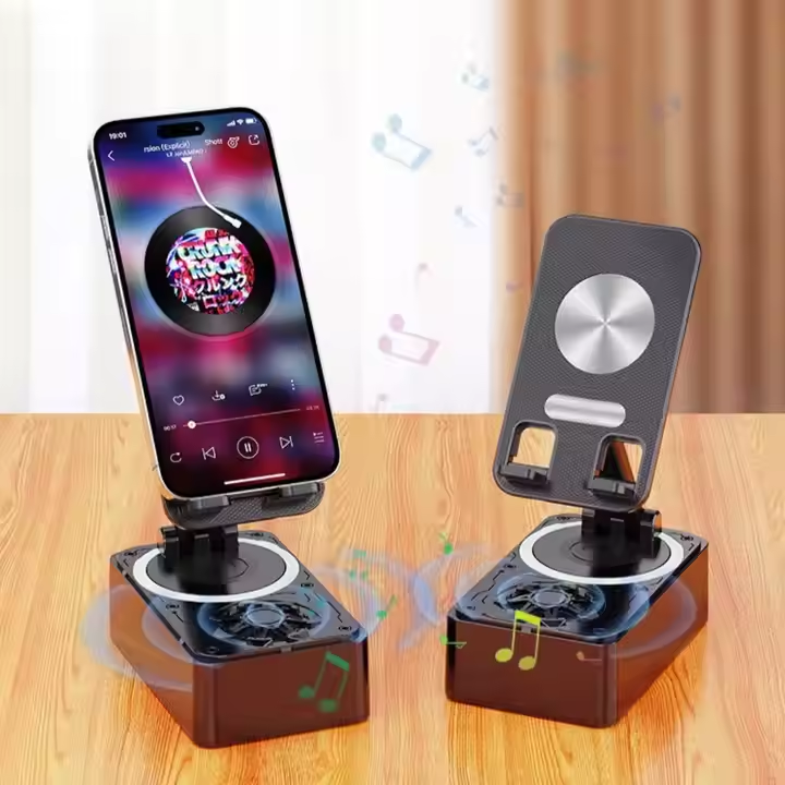 3 في 1 مكبر صوت بلوتوث ذكي  حامل هواتف صندوق . 3