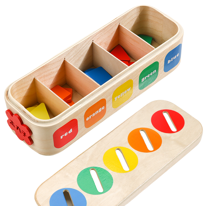 Montessori Unisex Box 2024, Wooden Color, Geometric 