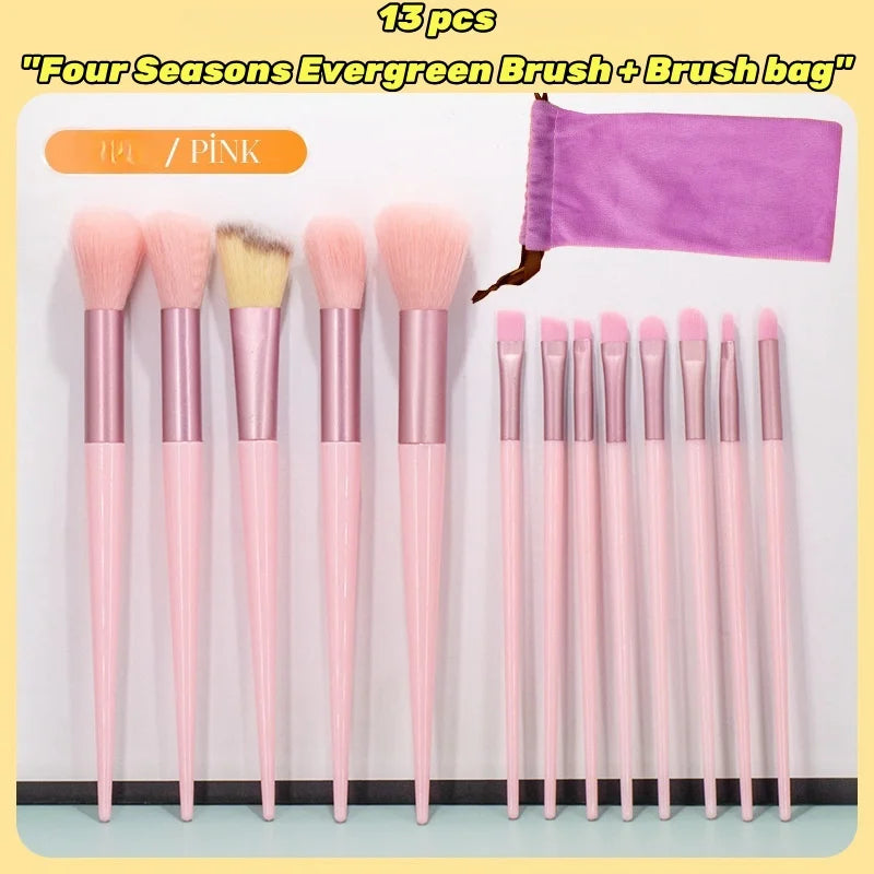 Bright colored brushes