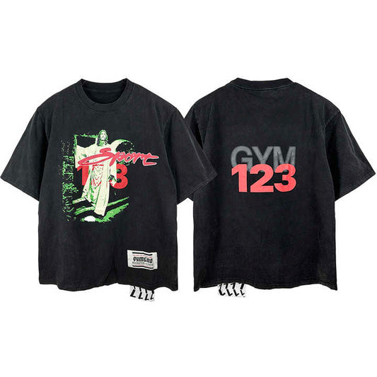 Men's black quality T-shirt 