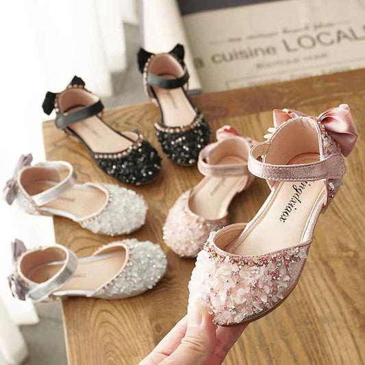 Summer New Rhinestone Soft-صنادل صيفية جديدة للبنات