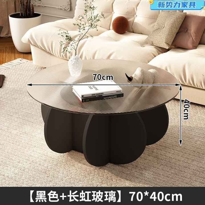 Modern Simple Luxury Design Tempered Glass Coffee Table 
