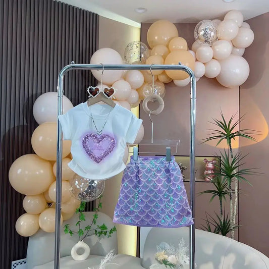 طقم صيفي جديد للبنات - Girls' New Style Summer