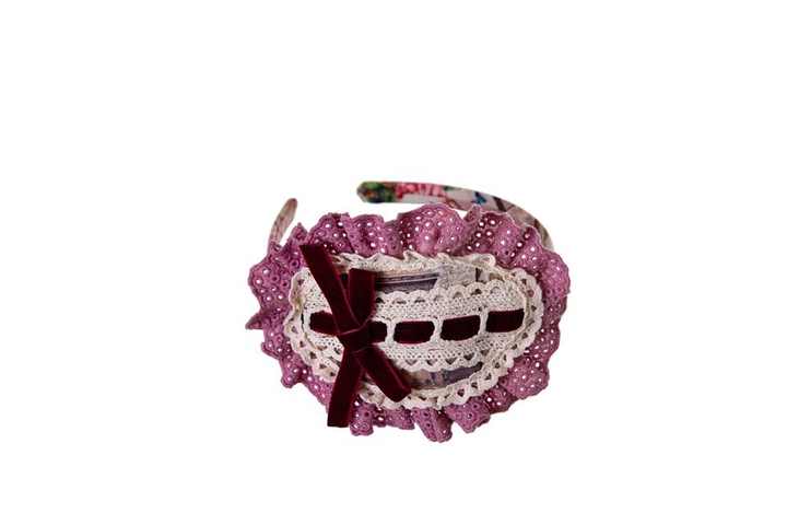 OEM Pettigirl Girls Floral Dress With Bow-موديل مع ياقة
