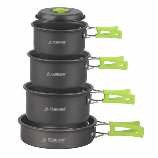 STARCAMP Anodized Aluminium-مجموعة أدوات طهي