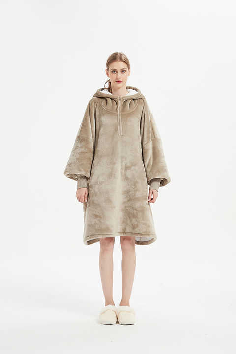 Large Size Hoodie Wool