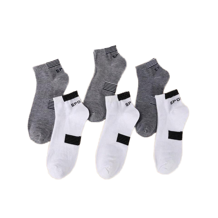 Marriage of cotton sports socks. 