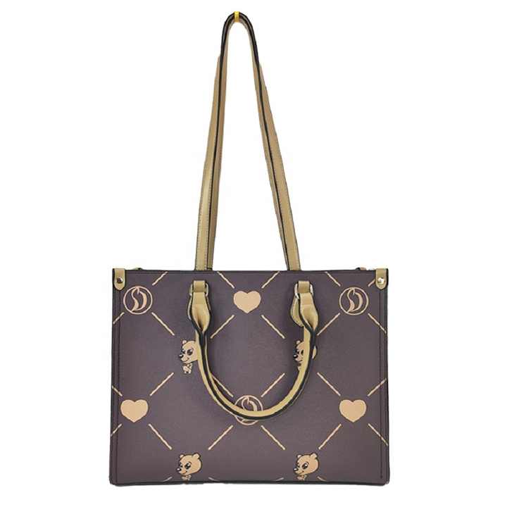 Luxury Women's Large Leather Shoulder Bag