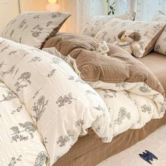 مجموعة مفارش أسِرة جديدة الأكثر مبيعاً لحاف . New Best Selling Bedding Set Quilt Duvet Cover Set