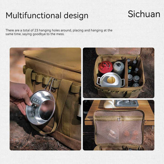 أحدث صندوق حمل معدات خارجية قابل للتقسيم . Newest Dividable Outdoor Gear Carrier Box for Camping