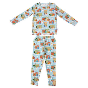 Long-sleeved children's pajamas 