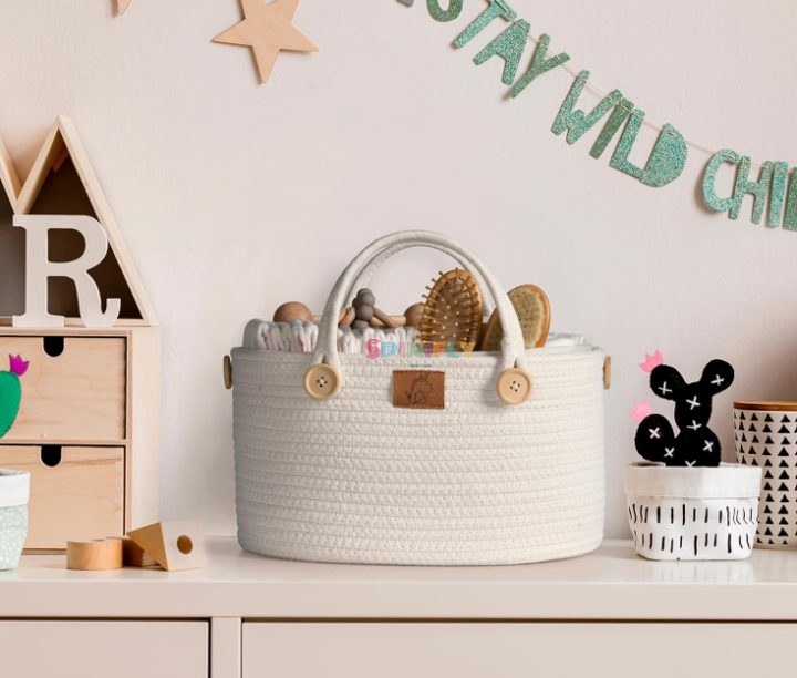 Baby supplies storage basket 