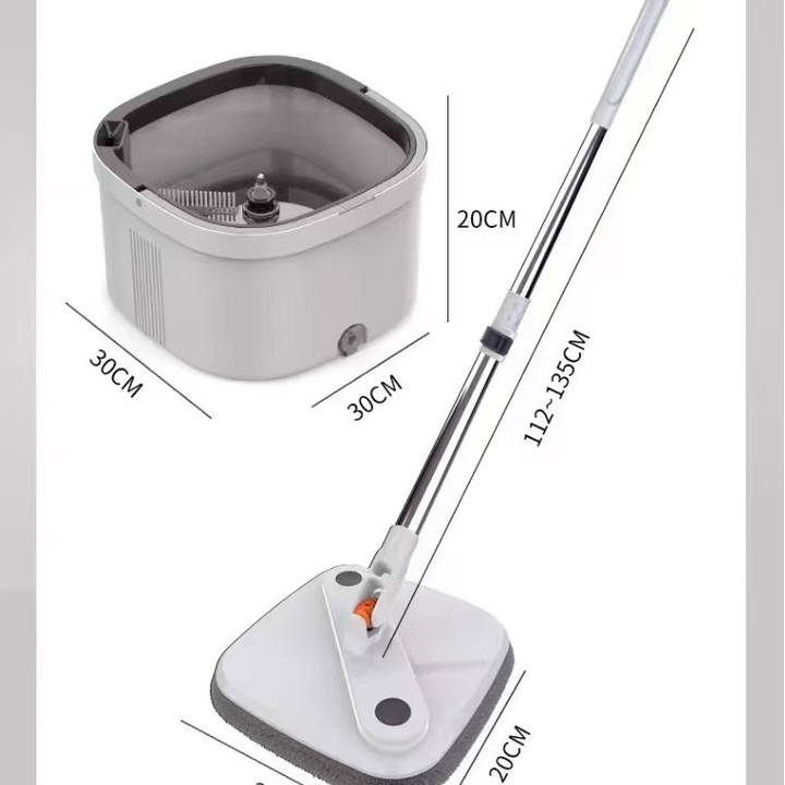 High quality microfiber mop with quality spin and extendable floor handle included for home use 