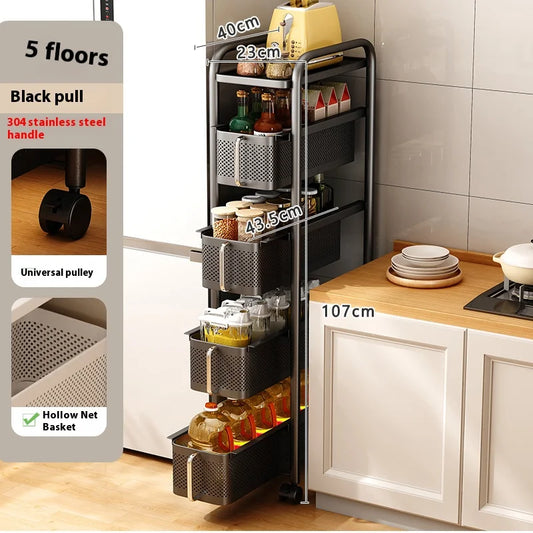 عربة مطبخ ضيقة-narrow kitchen cart