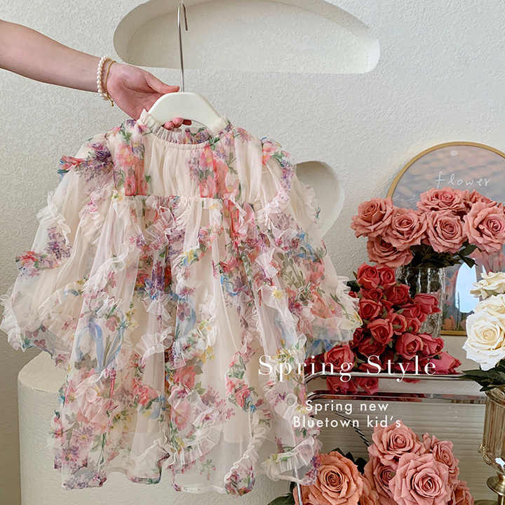 ملابس الربيع الزهرية للاطفال Floral spring clothes for kids