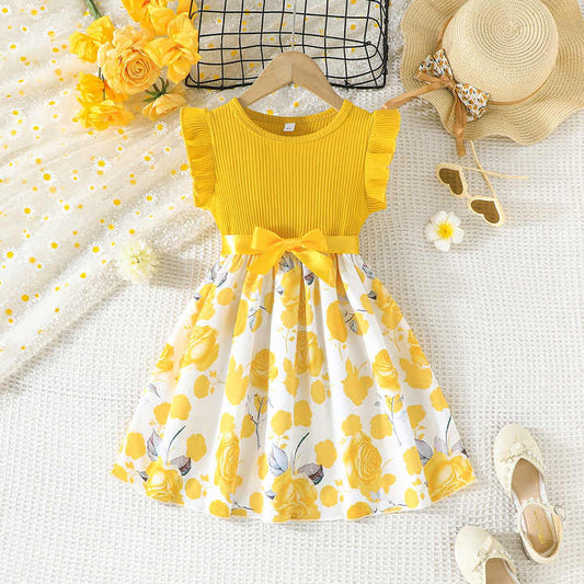 Princess Girls' Dressesفستان للأطفال من عمر 4 إلى 7 سنوات