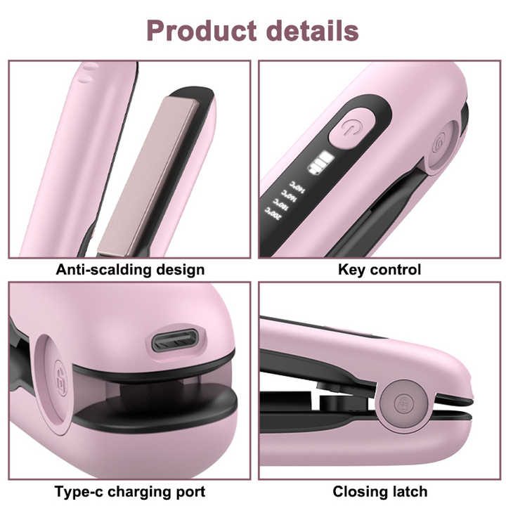 Hywestger Fast Heating Cordless Electric Hair. فرشاة فرد الشعر الكهربائية اللاسلكية سريعة التسخين من