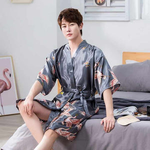 Samui Start Men's Printed Kimono 