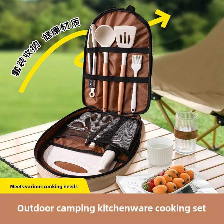 Portable Outdoor Disposable Dinnerware, Camping Dinnerware Cutting Board 
