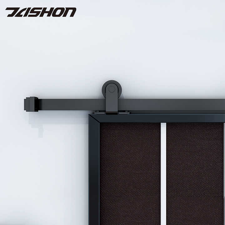 wooden railing with mirror 