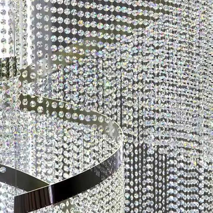 Modern crystal chandelier for banquet decoration 