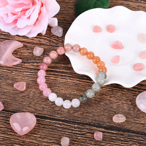 Natural gemstone beaded bracelets 