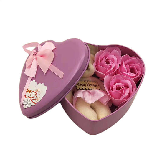 Box Scented Bath Rose Gifts- صندوق زهور جميل