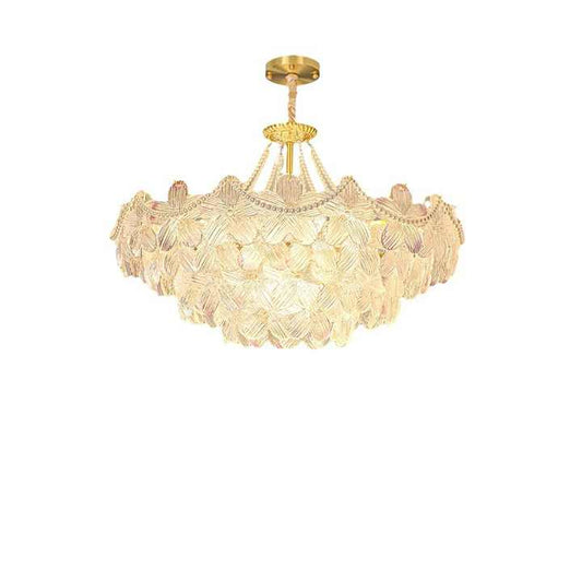 French Cream Style Modern Simple Luxury-ثريا كريستالية