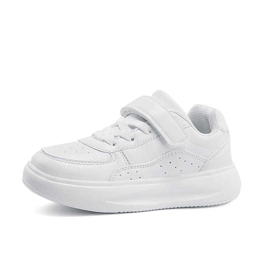 أحذية أطفال للربيع أحذية رياضية بيضاء جديدة من . Spring Children's Shoes New White Leather